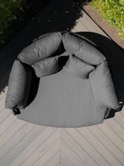 Maze Charcoal Milan Garden Daybed - Image 4 of 11