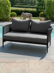 Maze Charcoal Milan Garden 2 Seater Sofa Set - Image 11 of 19