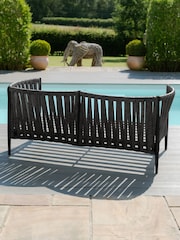 Maze Charcoal Milan Garden 2 Seater Sofa Set - Image 15 of 19