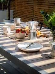 Maze Dove Grey Vancouver Garden 6 Seater Dining Set - Image 4 of 10
