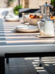 Maze Dove Grey Vancouver Garden 6 Seater Dining Set - Image 9 of 10