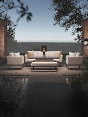 Maze Oatmeal Pulse Garden 3 Seater Sofa Dining Set - Image 3 of 7