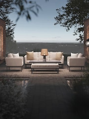 Maze Oatmeal Pulse Garden 3 Seater Sofa Dining Set - Image 4 of 7