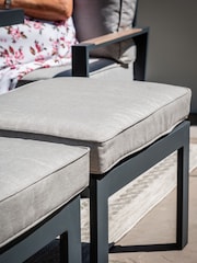 Maze Dove Grey Large Vancouver Garden Corner Dining Set With Armchair - Image 1 of 1