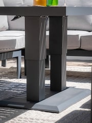 Maze Dove Grey Large Vancouver Garden Corner Dining Set With Armchair - Image 3 of 12