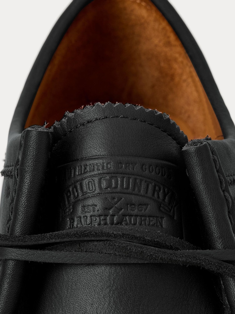 Polo Ralph Lauren Black Jet Apron Casual Shoes - Image 5 of 5
