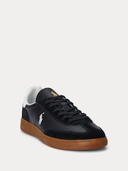 Polo Ralph Lauren Black Bedford Low Sneakers Top - Image 2 of 4