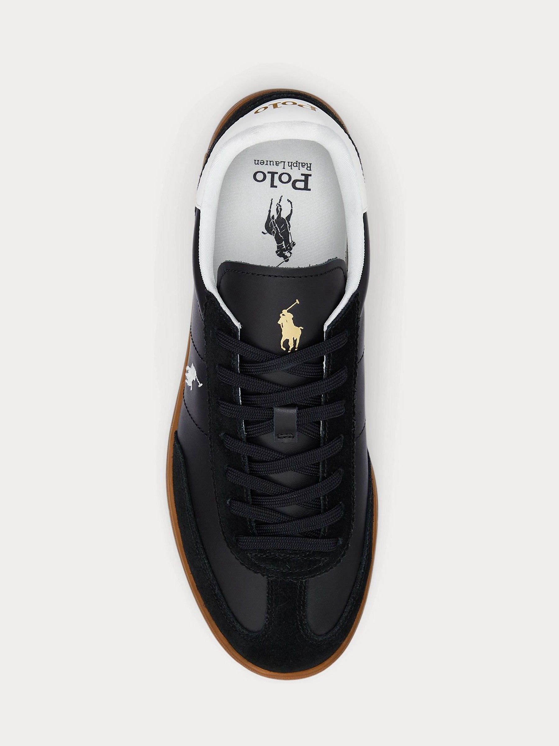 Buy Polo Ralph Lauren Black Bedford Low Sneakers Top from Next USA