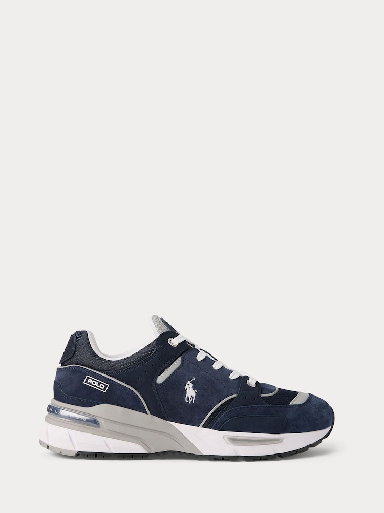 Polo Ralph Lauren Blue Trackstar 250 Low Top Sneakers - Image 1 of 5