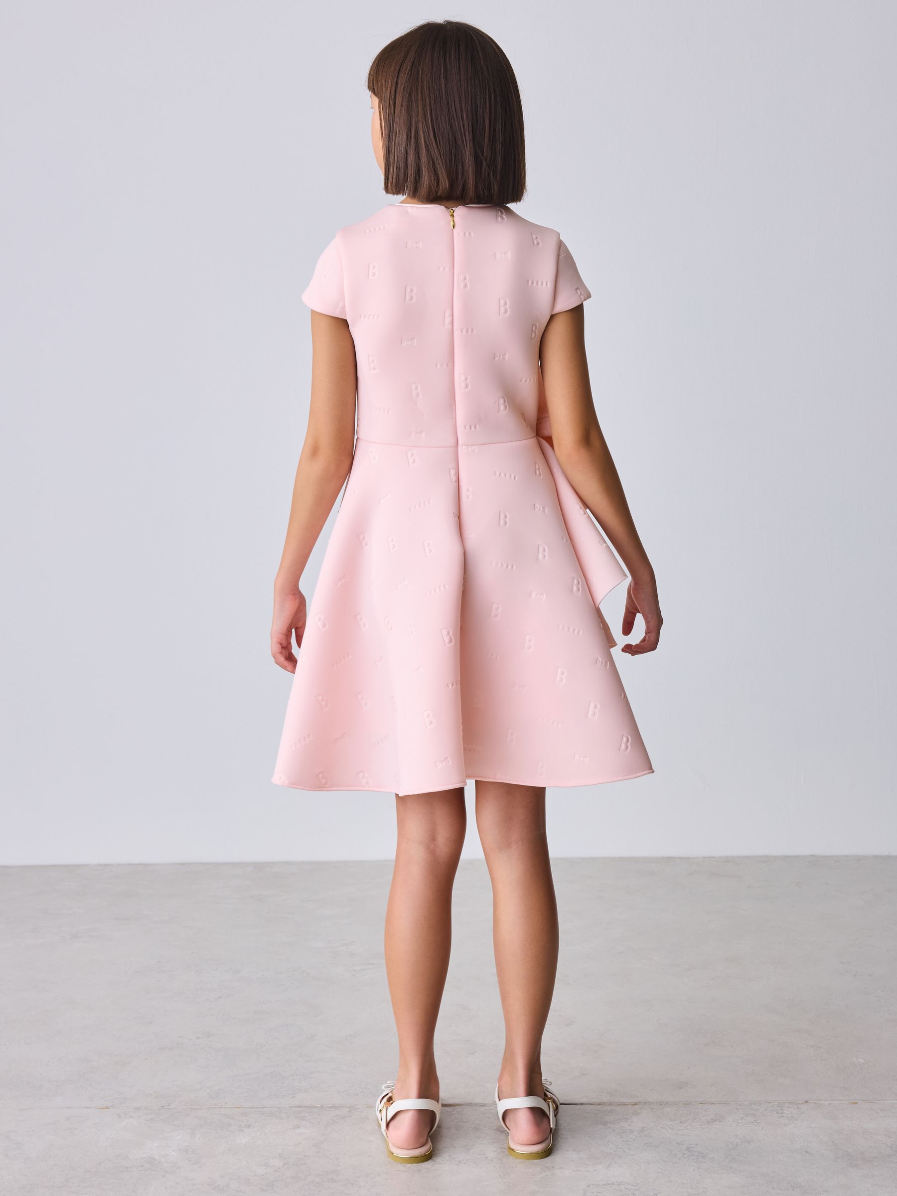 Ted Baker 薄いピンク 刺繍ドレス Buy Baker by Ted Baker Pink 3D Corsage Embossed Scuba Dress from
