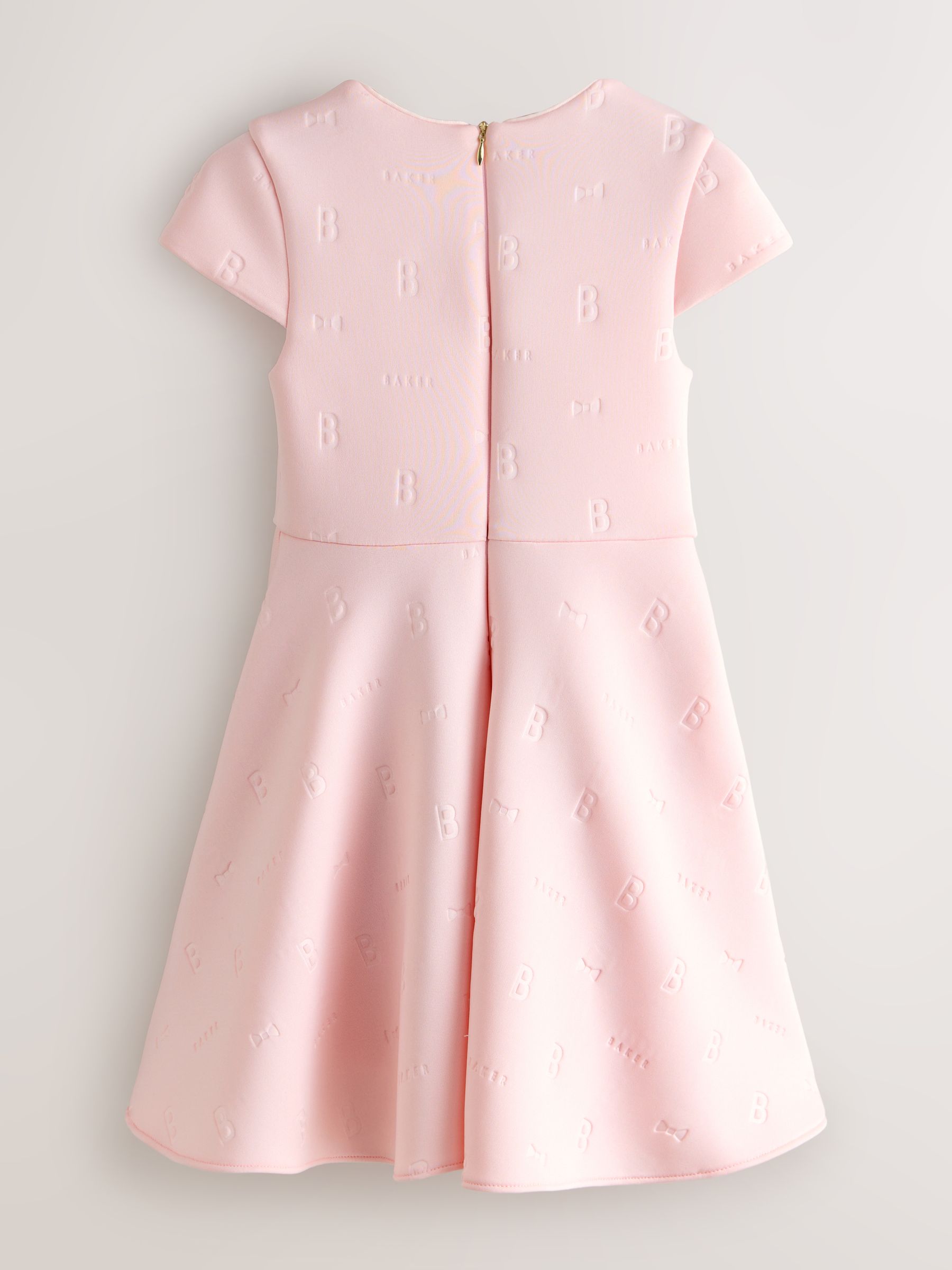 Buy Baker by Ted Baker Pink 3D Corsage Embossed Scuba Dress from