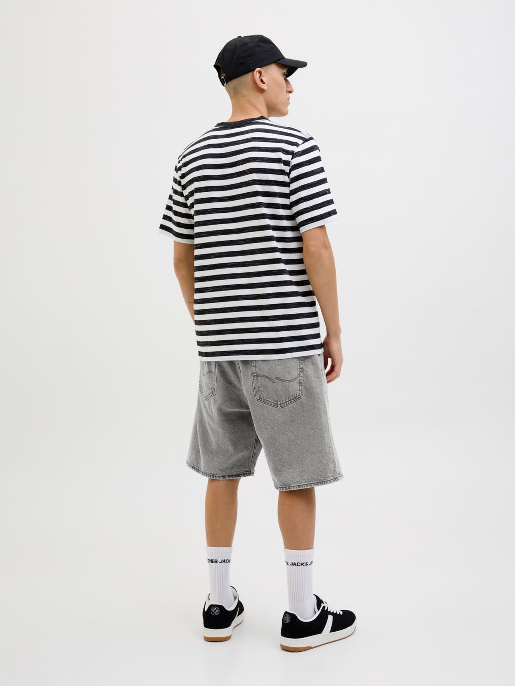 Buy JACK & JONES Grey Loose Fit Denim Shorts from Next USA