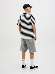 JACK & JONES Grey Loose Fit Denim Shorts - Image 3 of 5