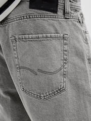 JACK & JONES Grey Loose Fit Denim Shorts - Image 4 of 5