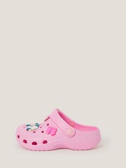 Monsoon Pink Unicorn Charm Clogs - Image 1 of 3