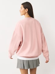 Rosa - Seasonal Christmas Graphic Champagne Tree Longsleevee Crewneck Sweatshirt - Imagen 4 de 8