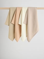 Neutral Baby Muslins Cloths 4 Pack - Image 1 of 5