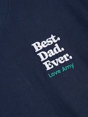 Personalised Mens Best Dad Ever T-Shirt by Stitch Style - Image 3 of 6