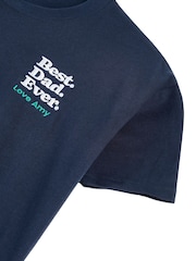 Personalised Mens Best Dad Ever T-Shirt by Stitch Style - Image 5 of 6