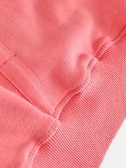 Bright Pink Active Longline Overhead Seam Detail Supersoft Hoodie with Pockets - Image 3 of 3