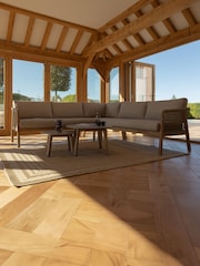 Maze Light Brown Martinique Garden Corner Sofa Set - Image 2 of 6