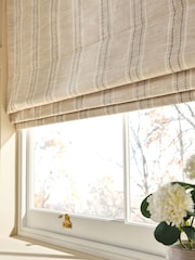 Natural Ready Made Blackout/Thermal Roman Blind - Image 4 of 7