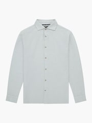 French Connection Green Blend Chest Pocket Short Sleeve Button Up Shirt - Image 5 of 5