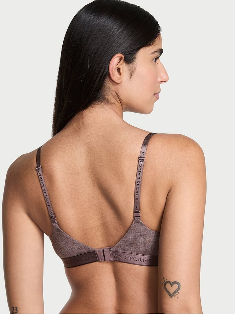 Victoria's Secret Heather Cocoa Blush Nude Full Cup Push Up Modal Bra - Image 2 of 3