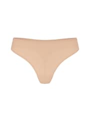 Victoria's Secret Praline Nude Thong Mid-Rise Knickers - Image 3 of 3