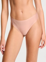 Victoria's Secret Macaron Nude Thong Mid-Rise Knickers - Image 1 of 3