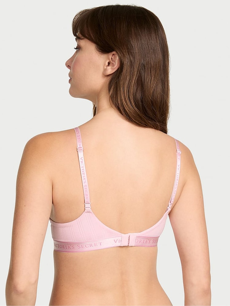 Victoria's Secret Pretty Blossom Pink Lightly Lined Demi Modal Bra - Image 2 of 3
