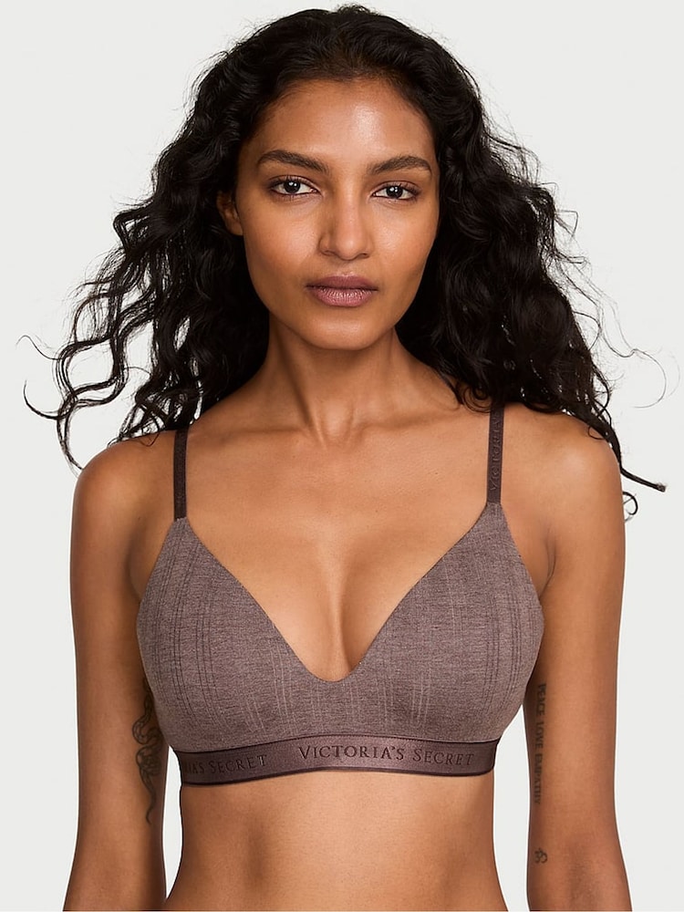 Victoria's Secret Heather Cocoa Blush Nude Non Wired Lightly Lined Bra - Image 1 of 3