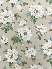 Laura Ashley 3 Piece Natural Carrdale Garden Rattan Table and Chair Bis Cushions - Image 5 of 5