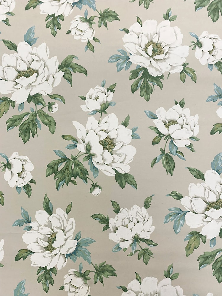 Laura Ashley 3 Piece Natural Carrdale Garden Rattan Table and Chair Bis Cushions - Image 5 of 5