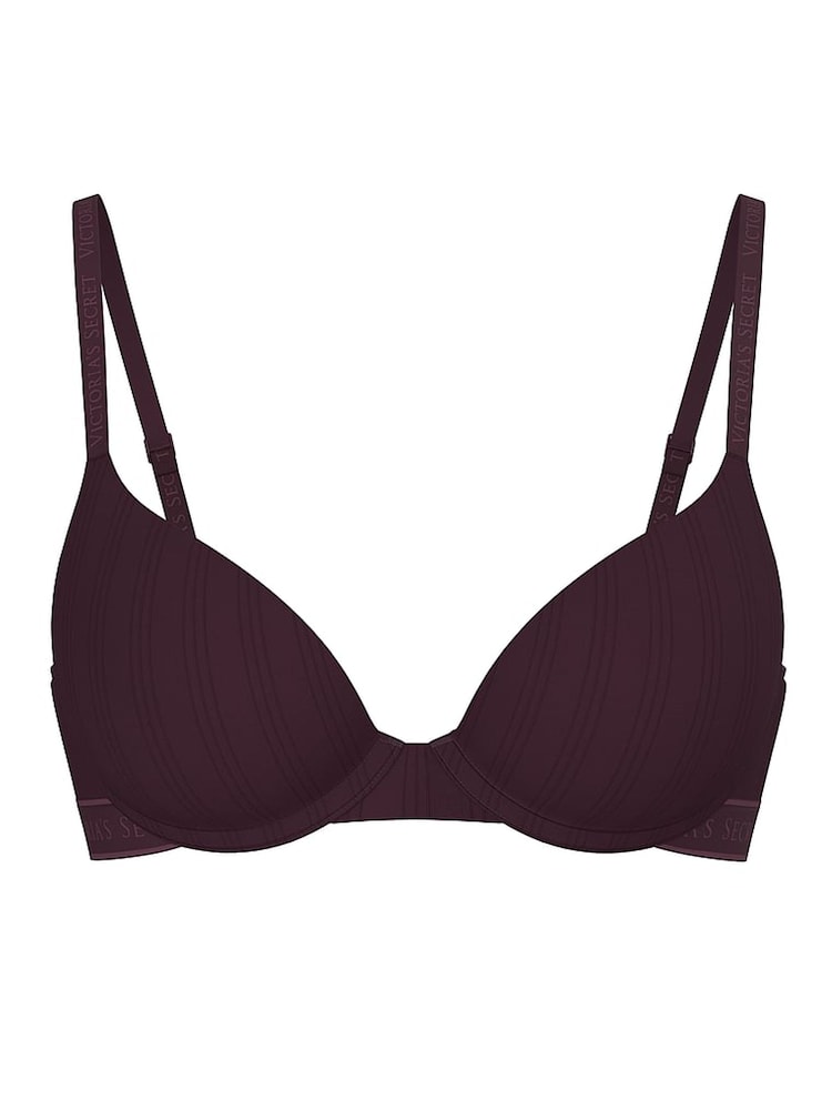 Victoria's Secret Winter Wine Purple Full Cup Push Up Modal Bra - Image 3 of 3 Victoria's Secret Winter Wine Purple Full Cup Push Up Modal Bra - Image 3 of 3