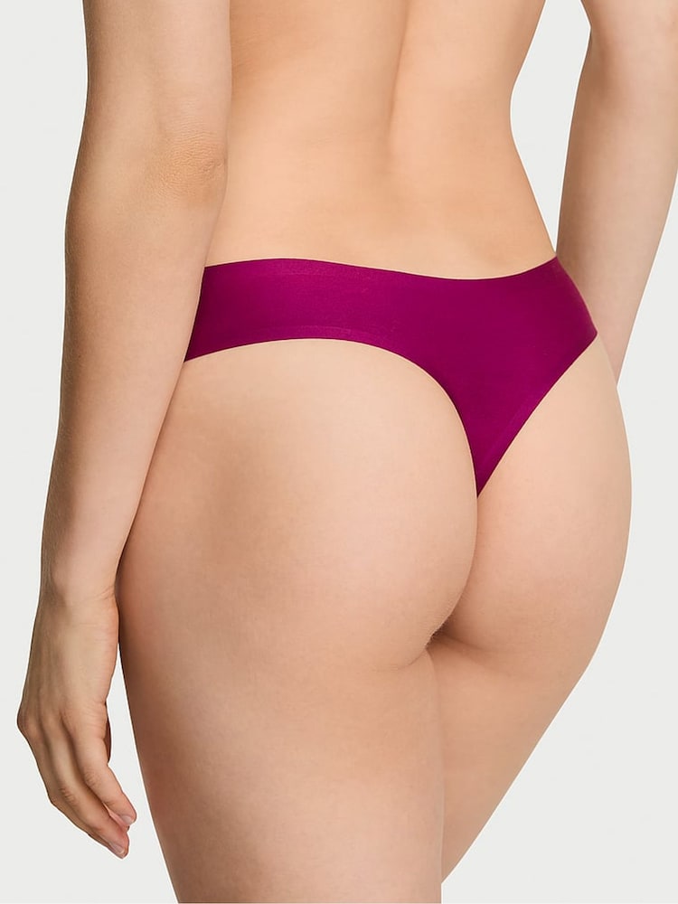 Victoria's Secret Fresh Jam Purple Thong Mid-Rise Knickers - Image 2 of 3