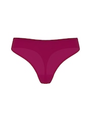 Victoria's Secret Fresh Jam Purple Thong Mid-Rise Knickers - Image 3 of 3