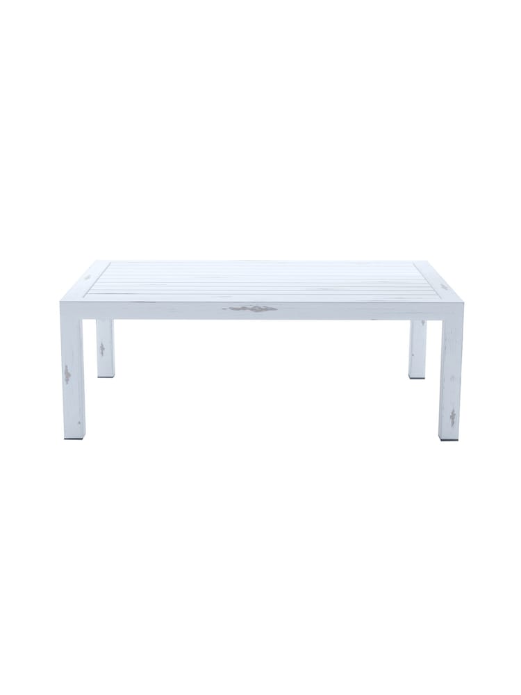 Laura Ashley White Clermont Garden Coffee Table - Image 2 of 4