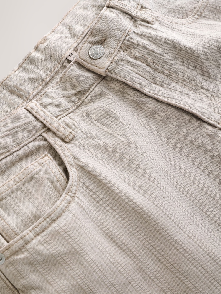 Stone Edit Textured Baggy Jeans - Image 2 of 5