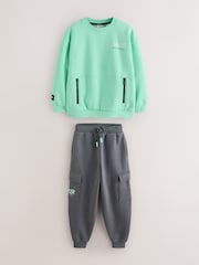 zelena - Baker by Ted Baker pulover in cargo hlače za prosti čas - Slika 9 iz 19