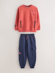 rdeča - Baker by Ted Baker pulover in cargo hlače za prosti čas - Slika 10 iz 19