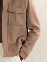Marrón oscuro - Reiss Perisil Jacket - Imagen 4 de 6