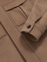 Marrón oscuro - Reiss Perisil Jacket - Imagen 6 de 6