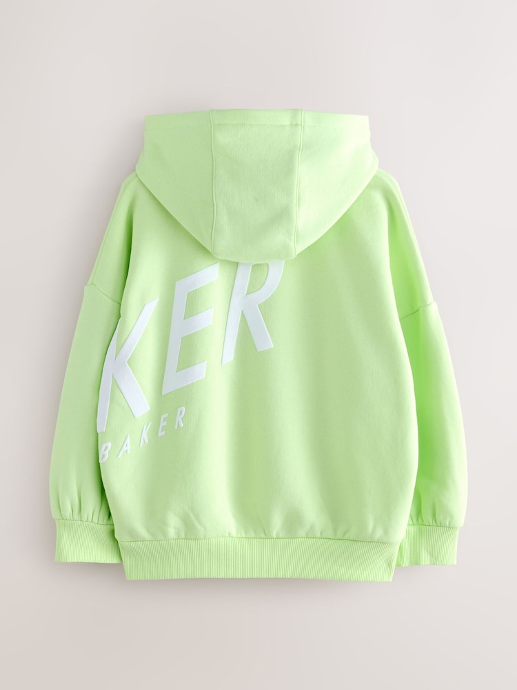 Baker by Ted Baker Oversized Back Print Hoodie - Image 2 of 4