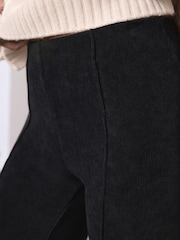 Black Cord Bootcut Trousers - Image 5 of 8