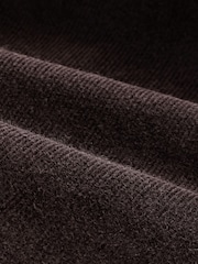Čokoladno rjava - Hlače iz rebrastega žameta Bootcut Hourglass - Slika 8 iz 8