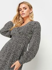 PixieGirl Petite Black Wrap Dress - Image 4 of 5