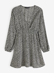 PixieGirl Petite Black Wrap Dress - Image 5 of 5