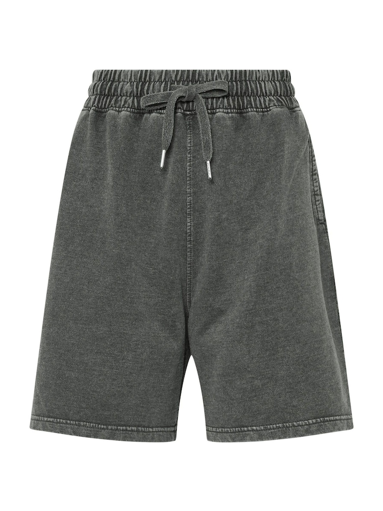 Long Tall Sally Black Acid Wash Shorts - Image 6 of 6