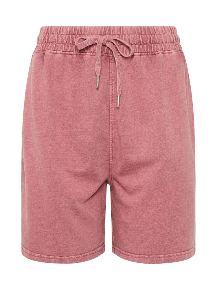 Long Tall Sally Pink Acid Wash Shorts - Image 5 of 5
